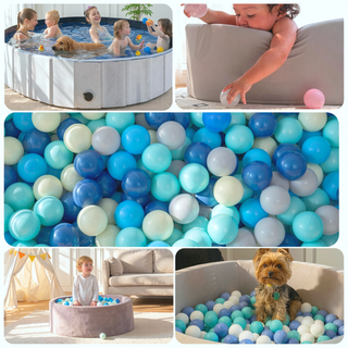 Sunvega 500 Count 2.2 Inch Crushproof Phthalate Free BPA Free Ball Pit Balls for Kids