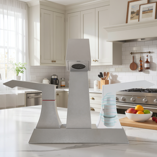 Sunvega Modern Brushed Nickel Bathroom Faucet with Drain and Supply Kits