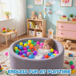 Sunvega 500 Count 2.2 Inch Crushproof Phthalate Free BPA Free Ball Pit Balls for Kids