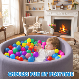 Sunvega 500 Count 2.2 Inch Crushproof Phthalate Free BPA Free Ball Pit Balls for Kids