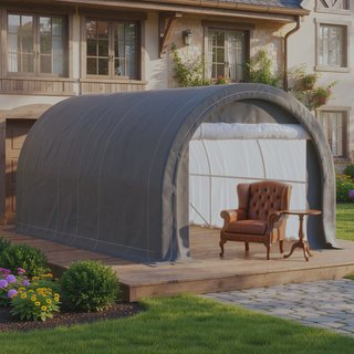 Sunvega Heavy Duty Portable Carport Garage Storage Tent with Large Zippered Door