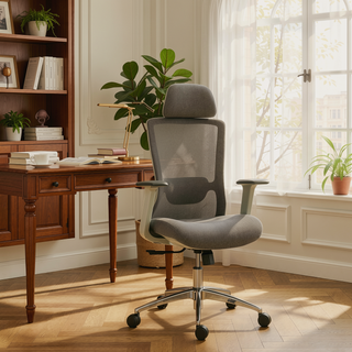 Sunvega High Back Ergonomic Office Chair with Dynamic Lumbar Support and Adjustable Headrest