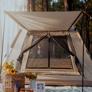 Sunvega 2-3 Person All-Season Camping Tent with Awning and Mosquito Screen