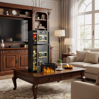 Sunvega Large Digital Security Safe with Dual Alarm and Hidden Code Function