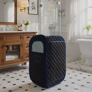 Sunvega Portable Steam Sauna Tent for Home with Remote Control and Folding Chair