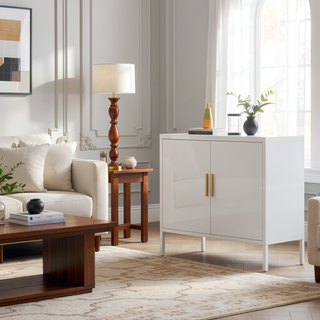 Sunvega High Strength Steel Storage Cabinet with Adjustable Shelves and Doors