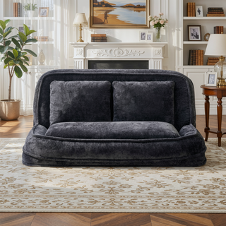 Sunvega Double Human Dog Bed Loveseat with 5 Adjustable Positions and Plump Pillow