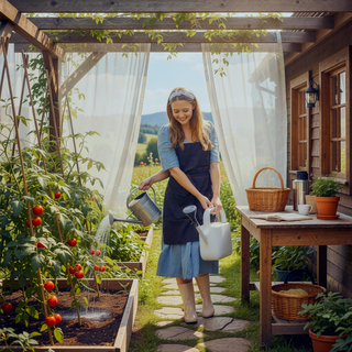 Sunvega Upgraded Walk-in Tunnel Greenhouse with PE Cover and Mesh Door
