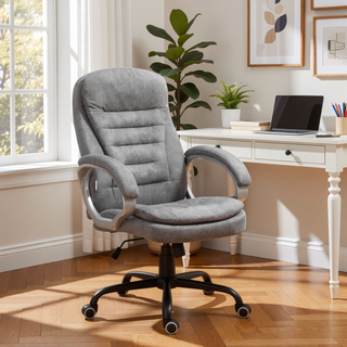 Sunvega High Back Executive Office Chair with Adjustable Height and Lumbar Support