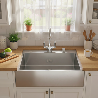 Sunvega 16 Gauge T304 Stainless Steel Undermount Kitchen Sink with Drain Assembly