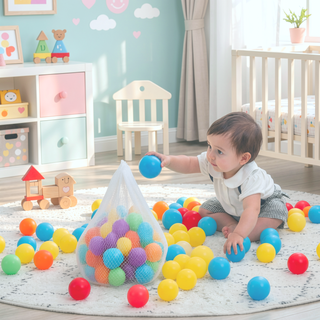 Sunvega 500 Count 2.2 Inch Crushproof Phthalate Free BPA Free Ball Pit Balls for Kids
