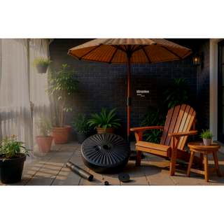 Sunvega Durable Polyethylene Umbrella Base with Steel Pipe for Sand or Water