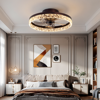 Sunvega Low Profile LED Ceiling Fan with Remote Control and 6 Speeds