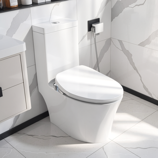 Sunvega Non-Electric Bidet Toilet Seat with Heated Seat and Dual Wash Modes