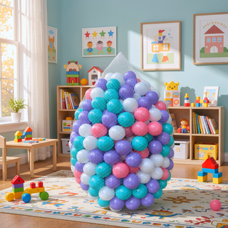 Sunvega 500 Count 2.2 Inch Crushproof Phthalate Free BPA Free Ball Pit Balls for Kids