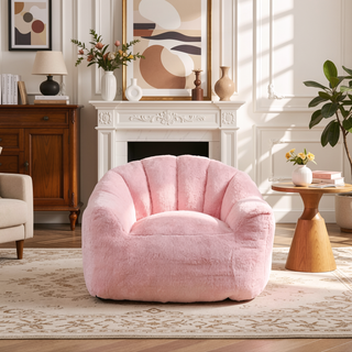 Sunvega Giant High Density Foam Filled Bean Bag Sofa Chair with Armrests