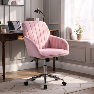 Sunvega Ergonomic Swivel Chair with Soft Memory Foam Cushion and Lumbar Support