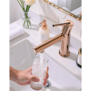 Sunvega Premium Chrome Single Handle Bathroom Faucet with Fountain and Flow Mode