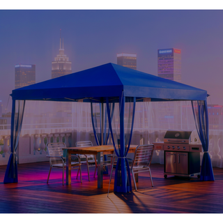 Sunvega Pop Up Canopy Tent with Netting for Instant Shade and Outdoor Gatherings