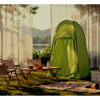 Sunvega 7FT Instant Pop Up Privacy Shower Tent with Water-Repellent UPF 40+ Material