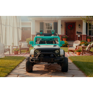 Sunvega 12V Kids Ride On Car with Parent Remote Control and LED Lights