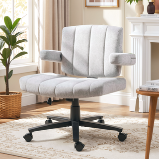 Sunvega Modern Swivel Desk Chair with Adjustable Height and 360° Mobility