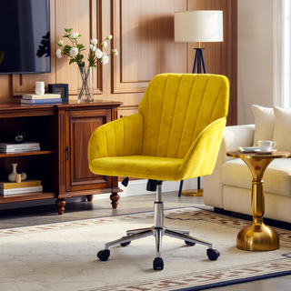 Sunvega Ergonomic Swivel Chair with Soft Memory Foam Cushion and Lumbar Support