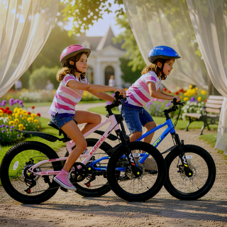 Sunvega 20 Inch 7-Speed Mountain Bike for Boys and Girls Ages 6-12 with Front Suspension