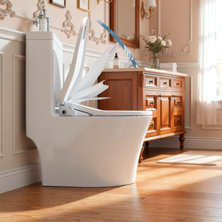 Sunvega Non-Electric Bidet Toilet Seat with Heated Seat and Dual Wash Modes