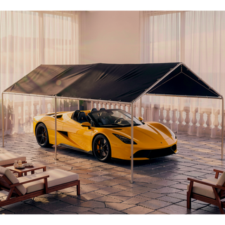 Sunvega Weather-Resistant Carport Replacement Canopy Cover with Ball Bungee Cords