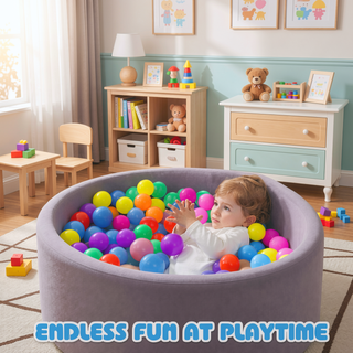 Sunvega 500 Count 2.2 Inch Crushproof Phthalate Free BPA Free Ball Pit Balls for Kids