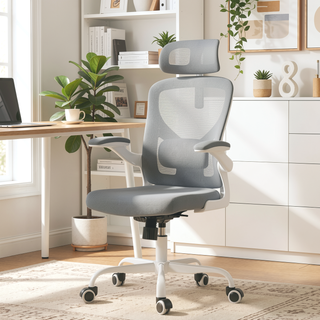 Sunvega Ergonomic Office Chair with Adjustable Headrest and Lumbar Support for Home Office