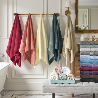 Sunvega 8-Piece Premium Cotton Towel Set with Antimicrobial Treatment for Health and Wellness