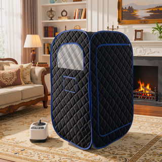 Sunvega Portable Steam Sauna Tent for Home with Remote Control and Folding Chair