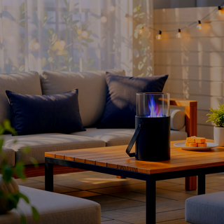 Sunvega Elegant Tabletop Ethanol Fire Pit for Indoor and Garden Dinner Parties