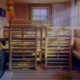 Sunvega Hemlock Round Stick Sauna Backrest for Sauna Room and Sofa Use