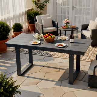 Sunvega Modernist HDPE Outdoor Garden Armchairs with Backrest in Your Choice of Color