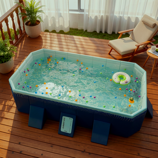 Sunvega Strong and Durable PVC Outdoor Swimming Pool for Garden Yards 1900L Capacity