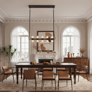 Sunvega Luxury Double Crystal Ring LED Chandelier Lighting for Modern Dining Room