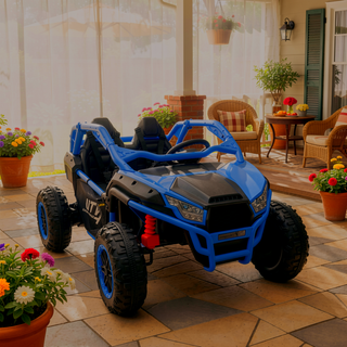 Sunvega 24V Two-Seater Kids UTV with Parent Remote Control 400W High Power