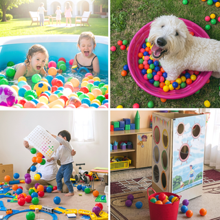 Sunvega 500 Count 2.2 Inch Crushproof Phthalate Free BPA Free Ball Pit Balls for Kids