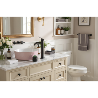 Sunvega Single Handle Stainless Steel Bathroom Sink Faucet for 1 or 3 Holes