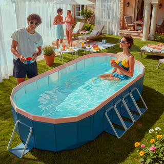 Sunvega Strong Durable PVC Outdoor Swimming Pool for Garden Yards