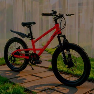 Sunvega 20 Inch 7-Speed Mountain Bike for Boys and Girls Ages 6-12 with Front Suspension