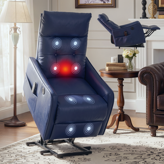 Sunvega Single Motor Power Lift Recliner Chair with Massage and Heat for Elderly