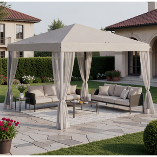 Sunvega Pop Up Canopy Tent with Netting for Instant Shade and Outdoor Gatherings