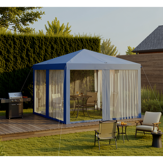 Sunvega Pop Up Canopy Tent with Netting for Instant Shade and Outdoor Gatherings
