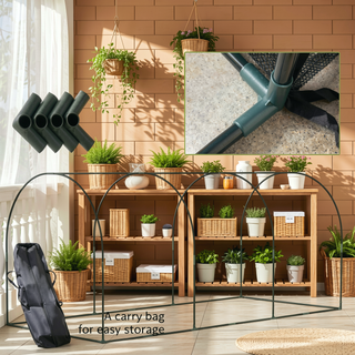 Sunvega Plant Protection Tent with Two Zippered Doors, Storage Bag, and Ground Stakes