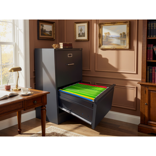 Sunvega 4 Drawer Metal Vertical File Cabinet with Lock for A4 Legal Letter Size