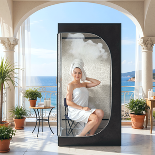 Sunvega Portable Steam Sauna Tent with Remote Control for Full Body Relaxation at Home